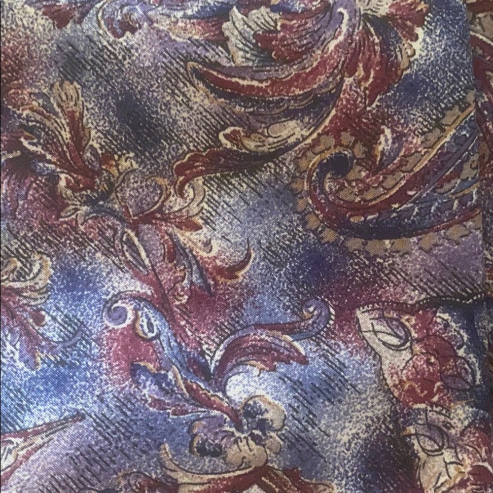 Silk paisley Karl lagerfeld vintage tie
